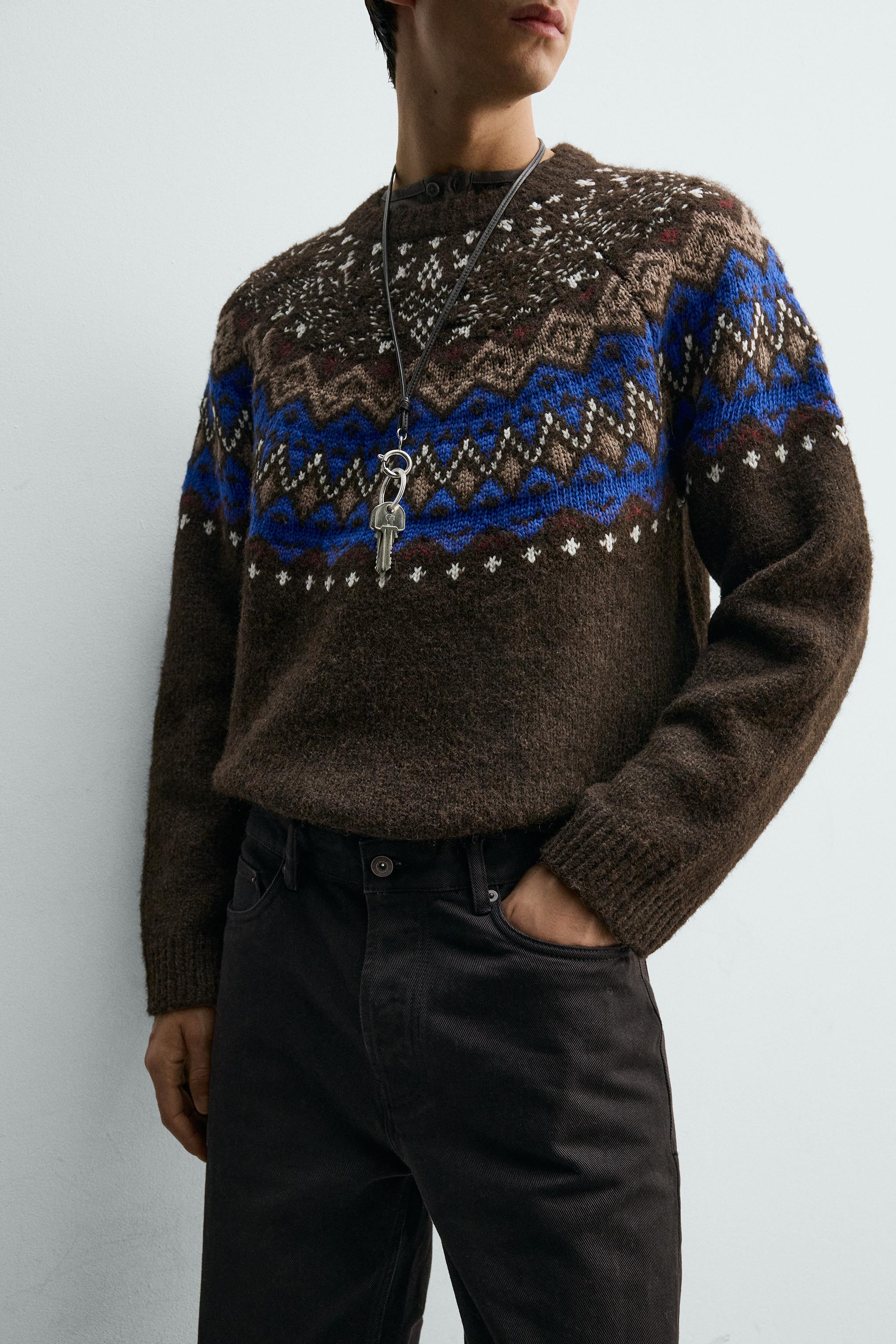GEOMETRIC JACQUARD JUMPER